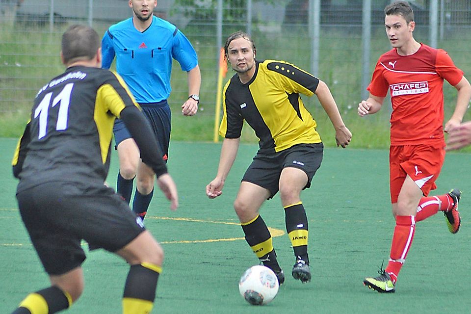 Zwei Treffer erzielte Nicolas Korselt in seinem ersten Spiel für den TSV Gersthofen.  Foto: Oliver Reiser