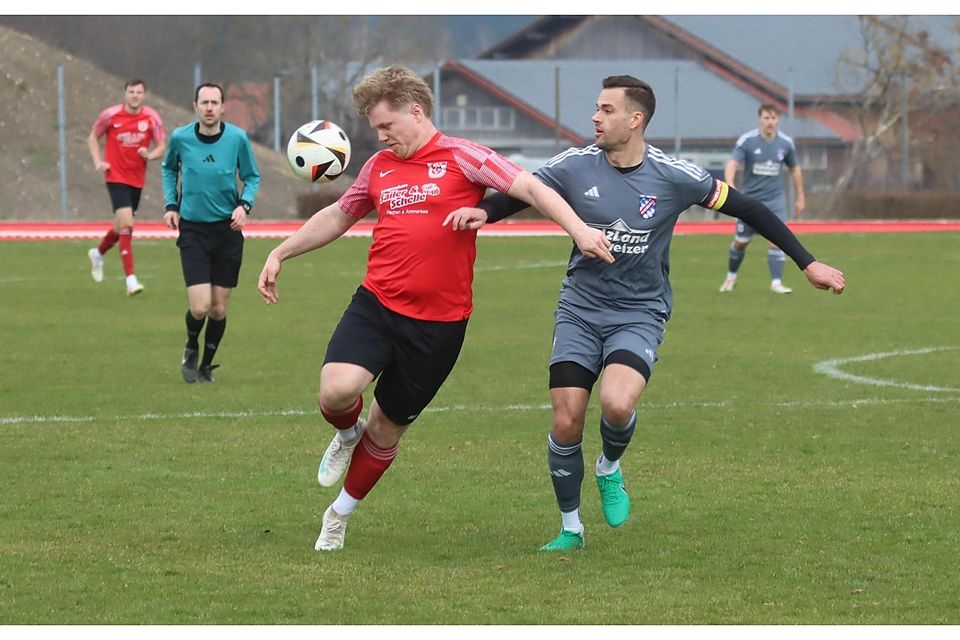 Fußball; Saison 2025/26; Kreisliga; TSV Peiting - TSV Peißenberg 2:2; Foto: Halmel; 21.03.2026;