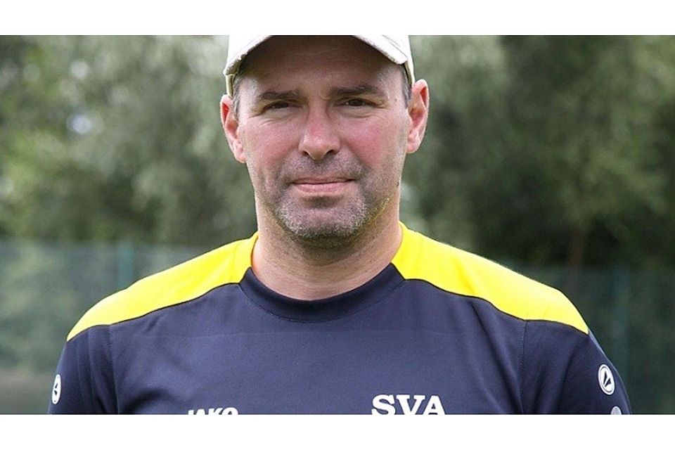 SV Altlüdersdorf-Coach Mike Frank. Foto: © Anika Deuil