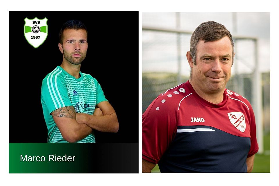 Wollen eine bis jetzt schon erfolgreiche Saison mit dem Kreispokalsieg krönen: Schleid-II-Trainer Marco Rieder (links) und Oberkyll-Coach Nico Mauren.