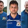 Übungsleiter Thomas Ficarra (von links), Reserve-Coach Jochen Schober und Torwarttrainer Jochen Schreiner bleiben dem SV Raigering weiter erhalten.