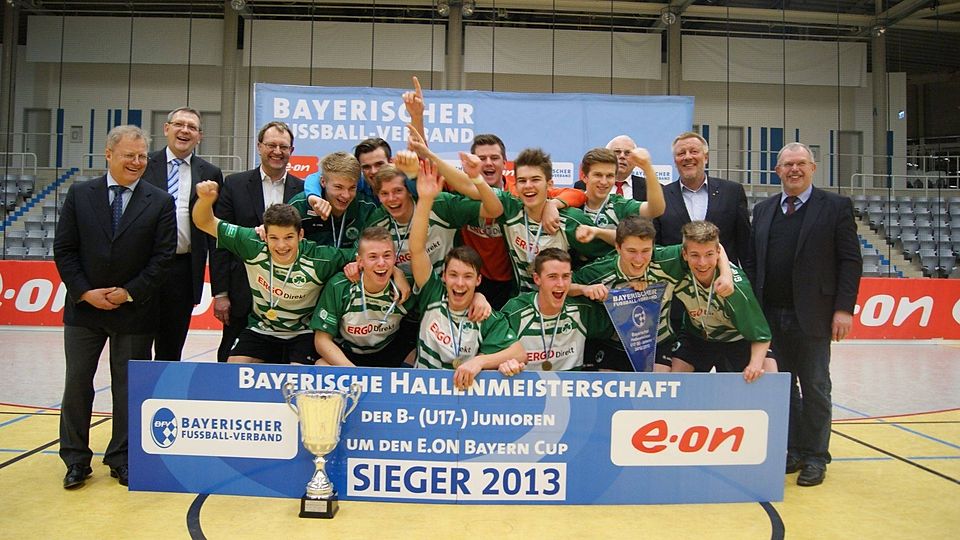 Die SpVgg Greuther Fürth holt sich die Bayerische U-17-Hallenmeisterschaft. F: BFV
