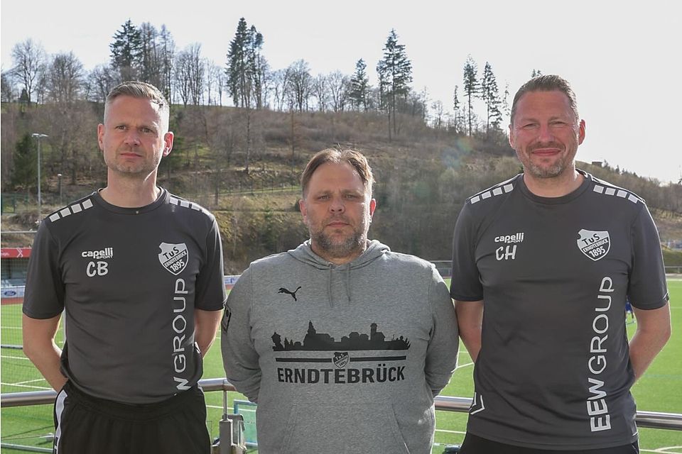 Holger Lerch (m.) mit Christian Behle (l.) und Christian Hartmann.