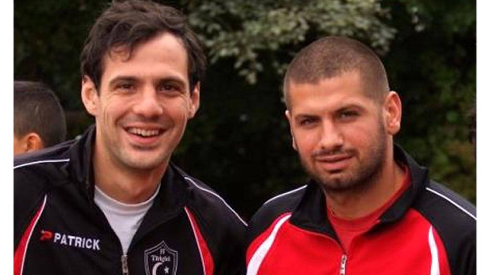 Burak Ersoy und Gürkan Satici vom SV Türkgücü Ippesheim. (Foto: Heidi Sturm)