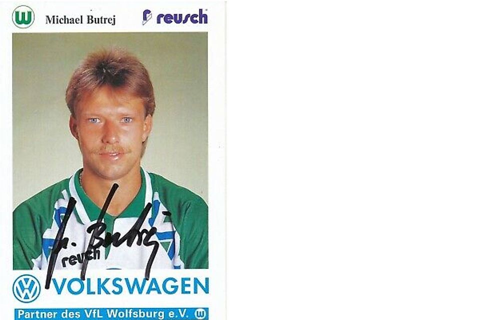 Michael Butrej im Trikot des VFL Wolfsburg.
