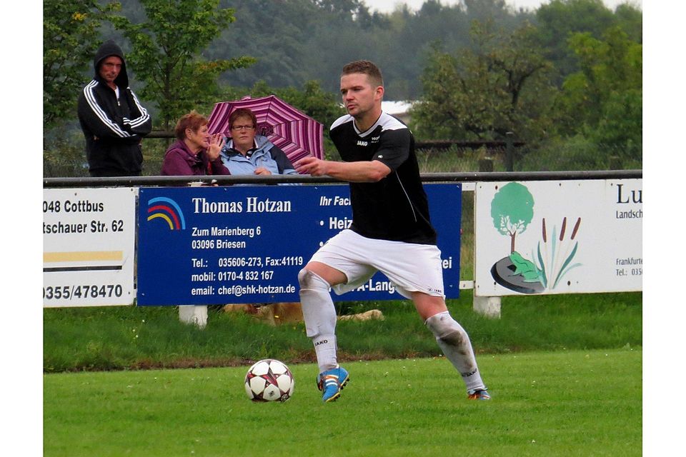 War gegen Groß Gaglow einer der Matchwinner: Briesen/Dissens Christian Suckert. F: Voigt