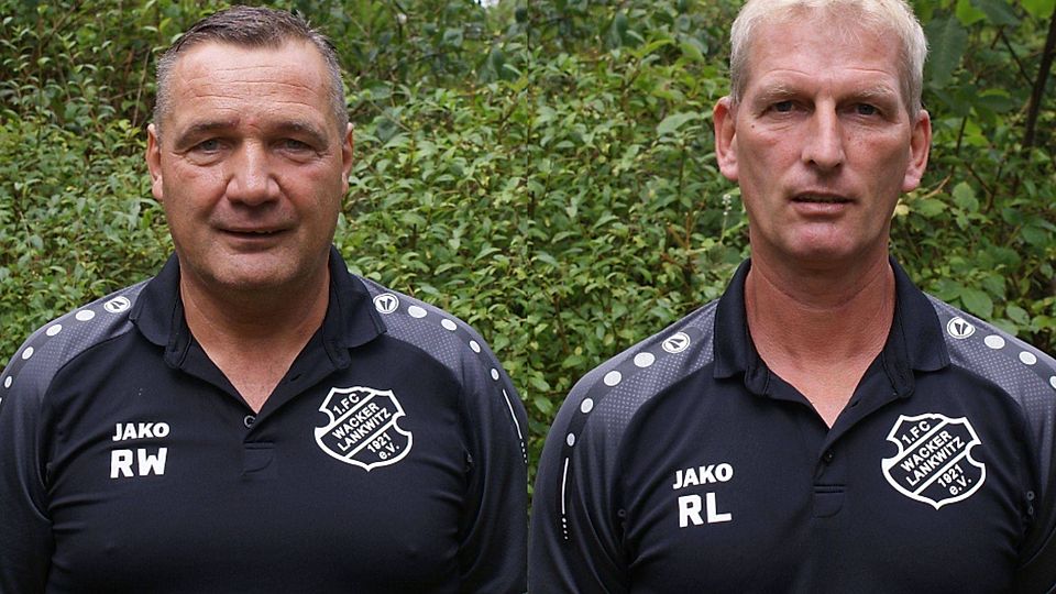 Rene Wendl und Reinhold Leopold stehen seit vier Jahren gemeinsam an der Seitenlinie.