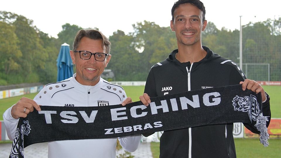 Ziehen an einem Strang: TSV-Chef Manfred Oster und Coach Gianluca Dello Buono.