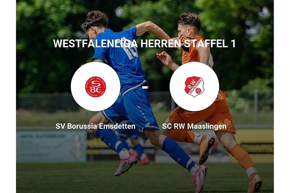 SV Borussia Emsdetten gegen SC RW Maaslingen