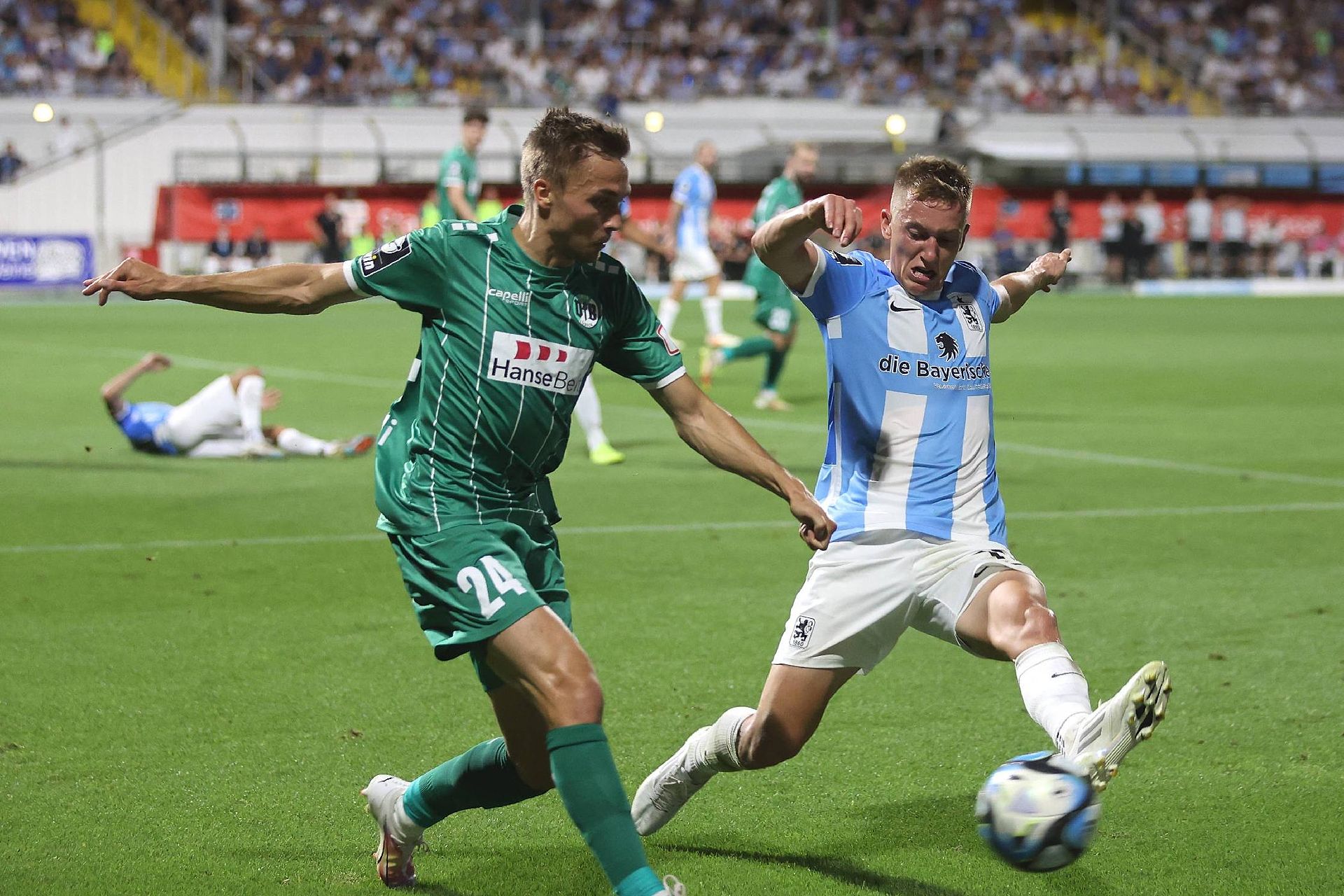 Fabian Greilinger of TSV 1860 Muenchen controls the ball during the News  Photo - Getty Images