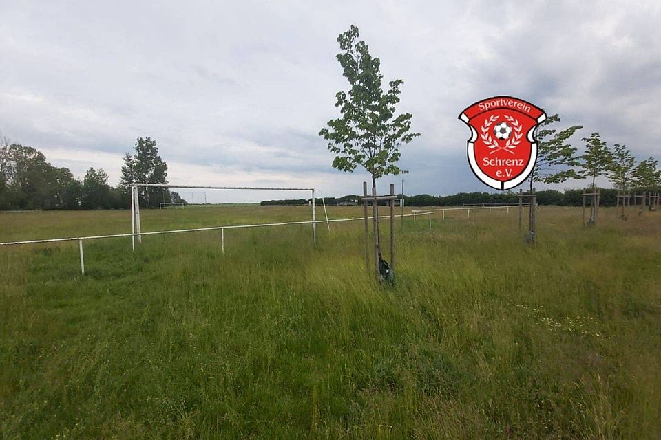 Der Platz in Schrenz lässt kein Spiel mehr zu.