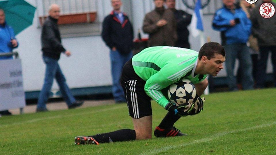 Hielt den Sieg für den SV Heimbach fest: Fabian Kunkler | Foto Horst Frommherz