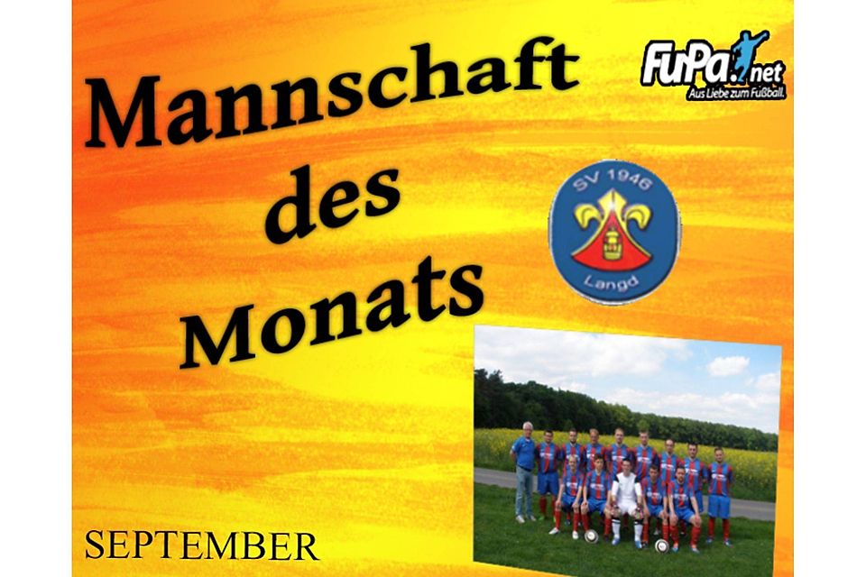 Unsere "Mannschaft des Monats" September: Der SV Langd (KLA Alsfeld)!