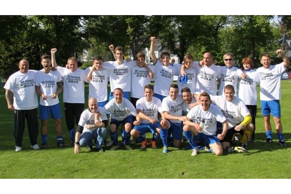 Der BC Aichach nach dem Gewinn des Bayernliga-Titels. Foto: Rummel