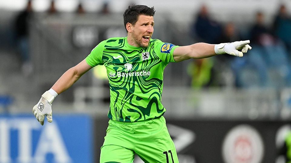 Rene Vollath zeigte sich nach der Niederlage des TSV 1860 in Wiesbaden enttäuscht.