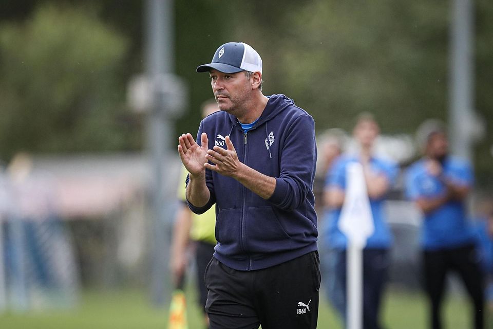 Markus Vogt, Trainer des Fußball-Bezirksligisten ASV Habach, in der Saison 2023/24.