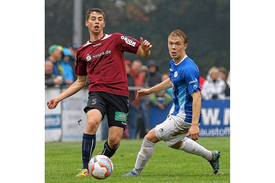 Verteidiger mit Vorwärtsdrang: Weiches Torge Paetow (links, hier gegen Oldenburgs Antti Mäkijärvi) wechselt zum Drittligisten Aalen.objectivo