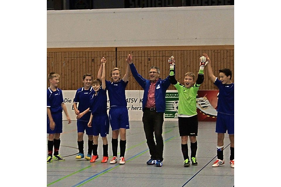Der erste Jugendtitel beim ATSV-Kick ging an die Donau-Kickers Saal.  Foto: ear