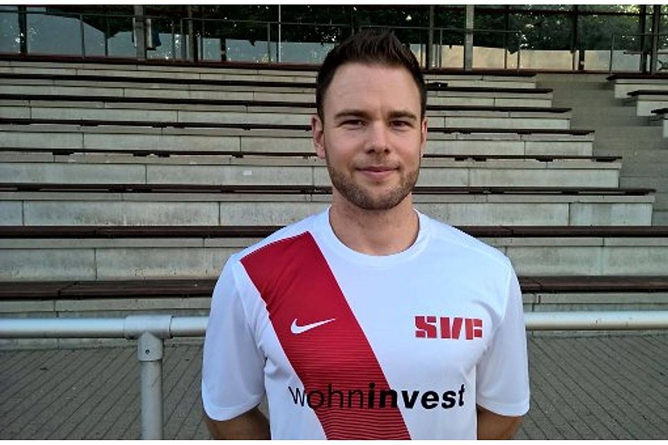 Daniel Reiser vom SV Fellbach schießt sich für die Landesliga-Saison warm.