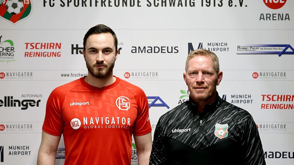 Nerman Mackic und Trainer Christian "Wiggerl" Donbeck