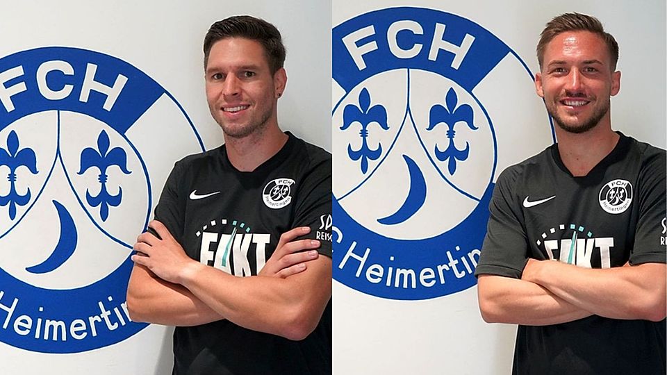 Christoph Amann (links) und Stephan Böck werden auch in der Saison 22/23 den FC Heimertingen trainieren.