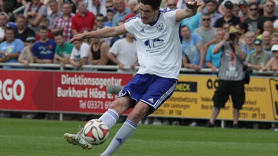 Quentin Fouley bleibt in Luckenwalde.  F: Bock