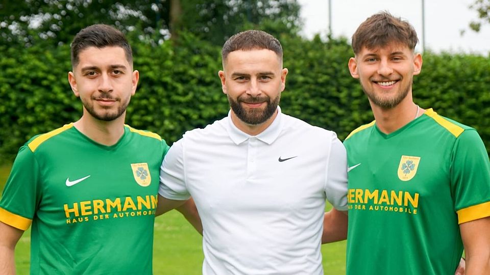 Die beiden Neuzugänge Enes Köse und Lennard Stefke.