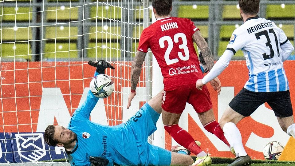Sieggarant im Stadtderby gegen 1860 München: Türkgücü-Keeper Franco Flückiger, zugleich Trainer in Pliening. imago