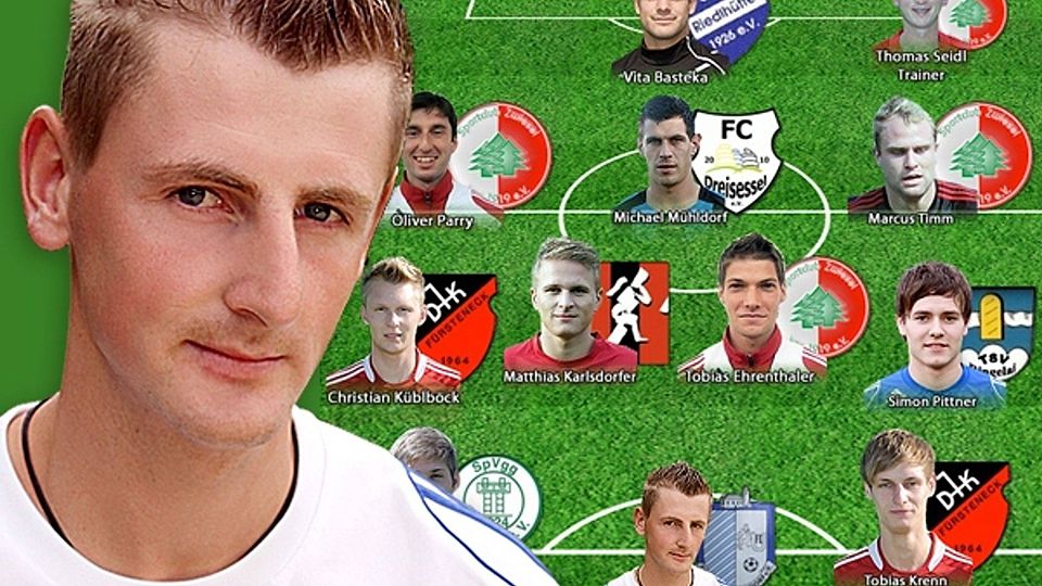 Günther Weinmann war die überragende Spielerpersönlichkeit der Kreisliga Bayerwald  Montage:Wagner