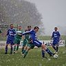 Die SF Hofstetten setzte sich gegen den bisherigen TSV Mörsdorf im Schneegestöber mit 4:2. durch. F: Lisa