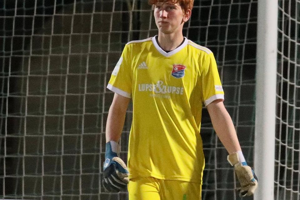 Hoch talentierter Torwart: Konstantin Heide spielte erstmals für die deutsche U16-Auswahl.
