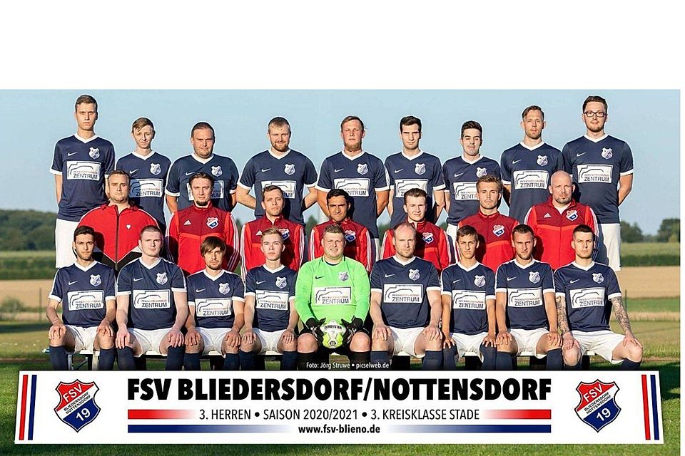Der FSV Bliedersdorf/Nottensdorf stieg in die 3. Kreisklasse auf.