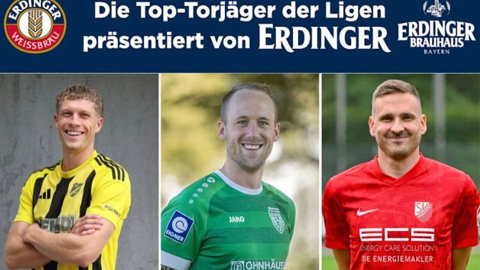 Jonas Kronbichler (li.), Simon Gruber (mi.) und Lukas Riglewski (re.) liefern sich ein enges Duell an der Spitze.