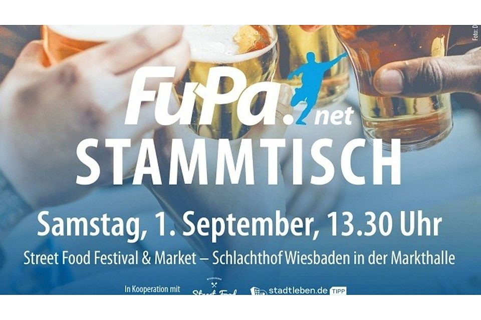 Am Samstag, den 01. September, findet der erste FuPa-Stammtisch in Wiesbaden statt. F: DisobeyArt - stock.adobe