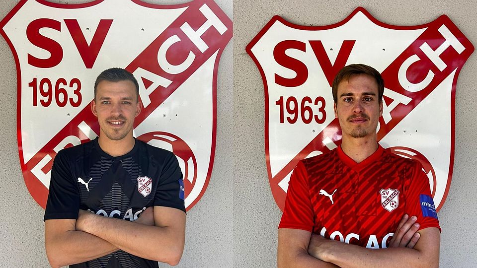 Torwart Richard Gergye (l). und Mittelfeldmann Jakob Vogl (r.)