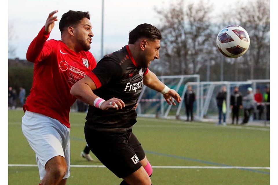 Genclerbirligi Bischofsheim um den Torschützen zum 1:0, Muhammed Ali Dirican (rechts, hier in einem früheren Spiel), verlangte Germania Eberstadt alles ab.