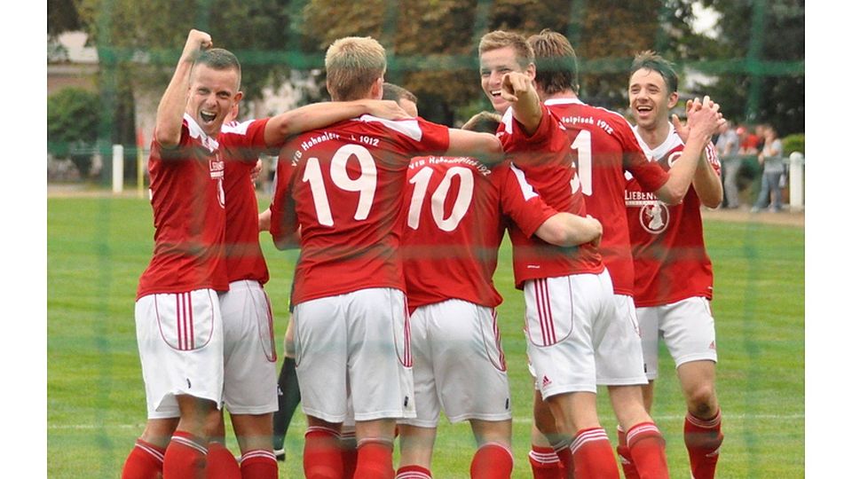 Hohenleipisch will im Pokal auch gegen Wacker Ströbitz jubeln.  F: Rüdiger Wiedemann