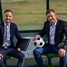 Spielervermittler, aber auch Vollblut-Fußballer: David Supolik (links) und Johann Hofbauer sind "Soccer-Zone".
