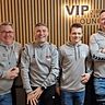 Von links: Harald "Floyd" Kleinhans (Sportchef), Antonio Ratto (Teammanager), Dennis Weiß (Co-Trainer) und Thorsten Szesniak (Cheftrainer) | Foto: FVLB