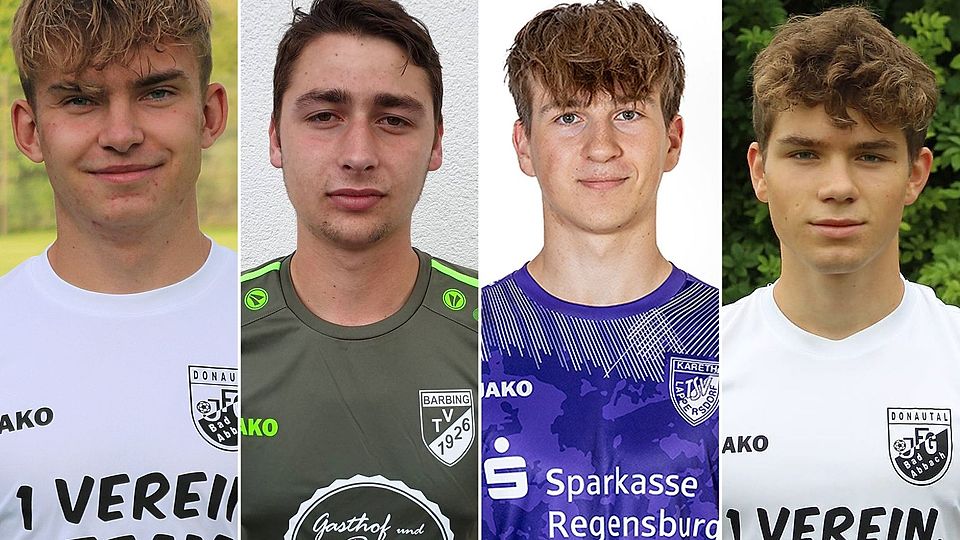 Neue Gesichter für die Bad Abbacher Bezirksligatrupe (von links): Fabian Pfann, Lukas Soller, Florian Heimrath und David Aigner.