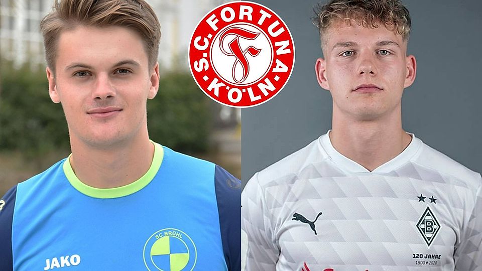 Nicholas Simpson (links) und Joel Cartus spielen jetzt für Fortuna Kölns U23.