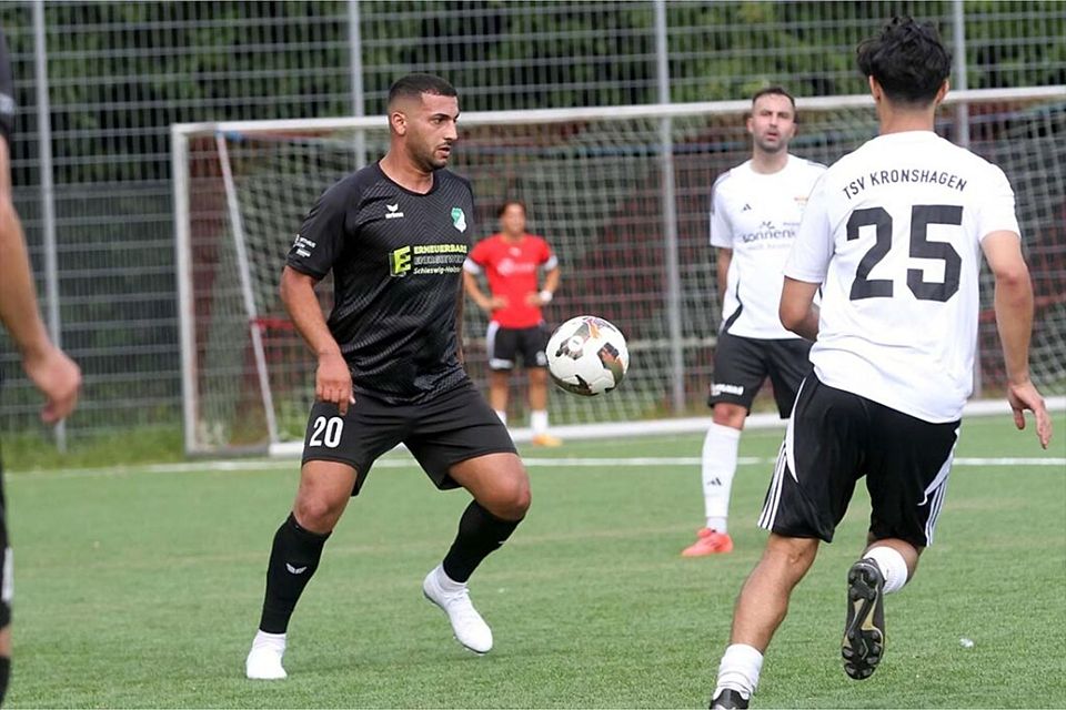 Tarek Yassine und der TSV Hattstedt streifen knapp an einem nicht unverdienten Punkt vorbei.