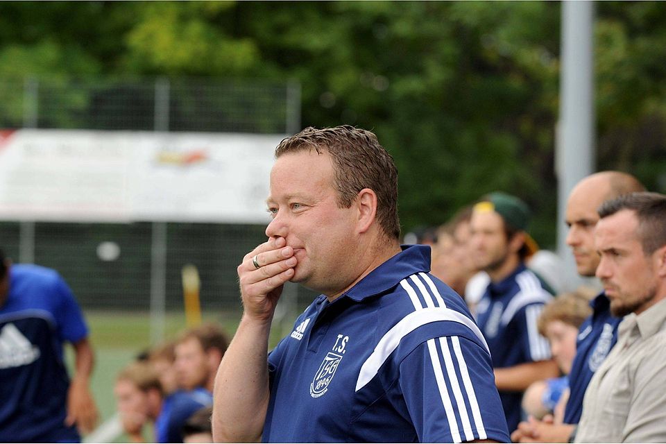 Ein Spiel vom Landesliga-Aufstieg weg: TSG-Trainer Timo Schmidt.	Archivfoto: hbz/Schäfer