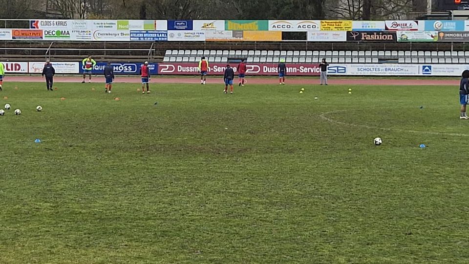 Das Spiel in Ettelbrück stand aufgrund der Platzverhältnisse kurz vor einer Absage