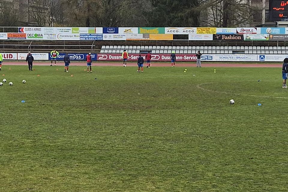 Das Spiel in Ettelbrück stand aufgrund der Platzverhältnisse kurz vor einer Absage