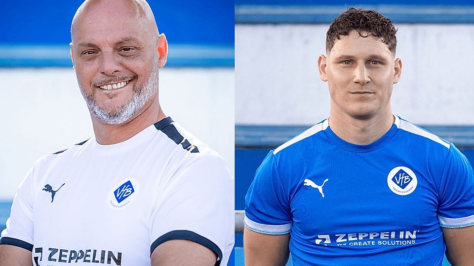 Trainer Alessio Genua (links Bild) sowie Stürmer Alessio Genua waren zuletzt beide für den VfB Friedrichshafen aktiv.