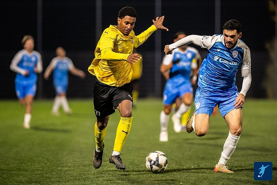 Ob Bissen (gelb) bei Jeunesse bestehen kann? Racing (blau) tritt in Canach an Ob Bissen (gelb) bei Jeunesse bestehen kann? Racing (blau) tritt in Canach an