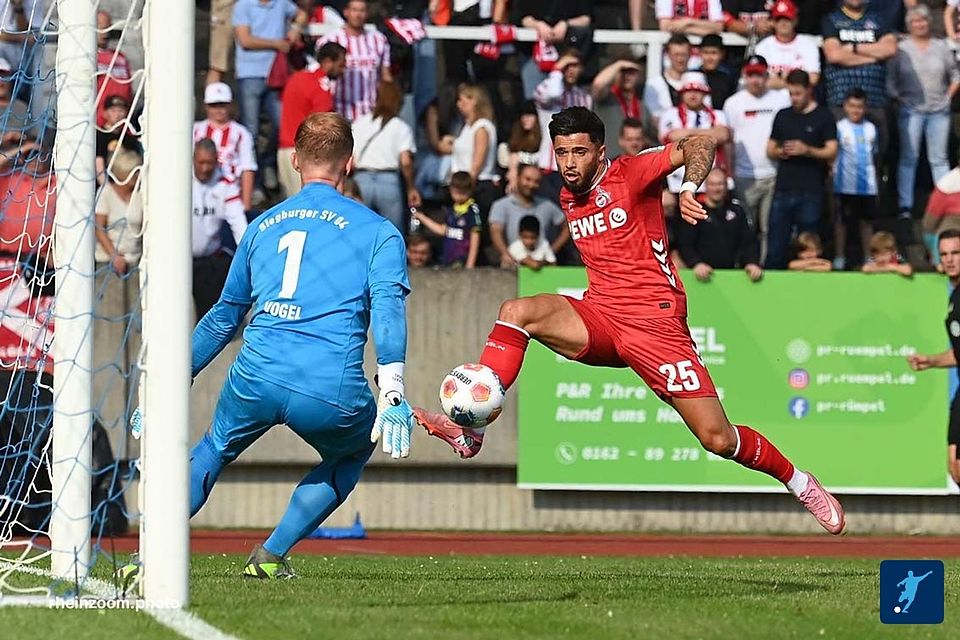 Der 1. FC Köln tat sich nur im ersten Durchgang schwer,