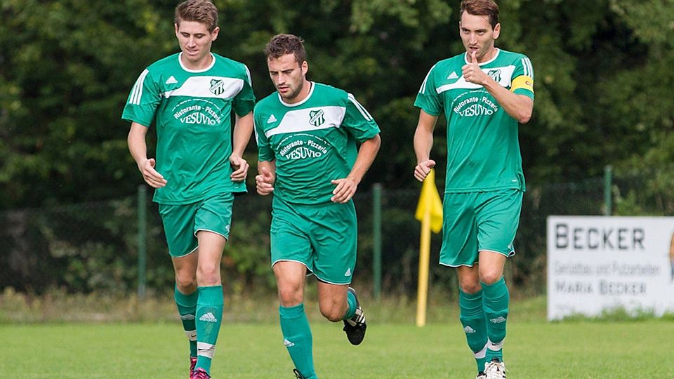 Die DJK Haselbach befindet sich aktuell auf Platz drei Tabelle wieder und blickt positiv in die Zukunft. F: Hönl