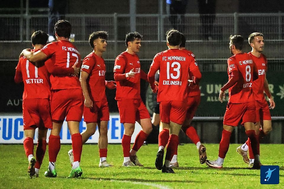 Der FC Memmingen jubelte gegen Aubstadt über den ersten Sieg seit Ende Oktober.